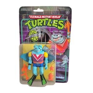 Teenage Mutant Ninja Turtles Reaction Super 7 TMNT Ray Fillet Figure Collectible